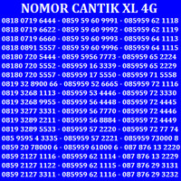 Jual Nomor Cantik XL Nomor Simpati Kartu Perdana Telkomsel XL Axis Indosat Murah