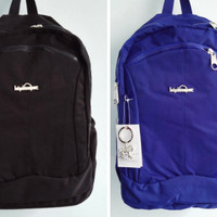 Jual Tas kipling original besar unisex bahan parasut waterproof motif polos Murah