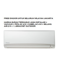 PROMO AC PANASONIC 1 PK LOW WATT ECONAVI CS-XN9TKJ (FREON R32, 660 W)