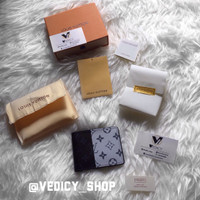JUAL DOMPET PRIA LOUIS VUITTON WALLET GRADE AUTHENTIC 1:1 ORIGINAL