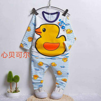 Baju tidur anak gambar bebek utk 6-8th