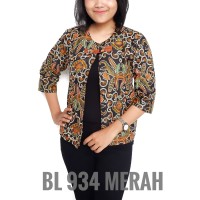 Jual BLAZER BATIK ATASAN WANITA CANTIK GROSIR MURAH ELEGAN GAUL TRENDY Murah