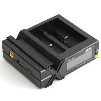 Efest LUC S2 Universal 2 Slot Battery Charger 1 USB Port - Black