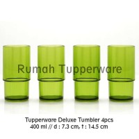 Tupperware Deluxe Crystal Tumbler Gelas Tinggi Mug Murah