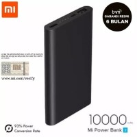 Jual New Version! XIAOMI Slim Powerbank 2 10000mAh Fast Charging Murah