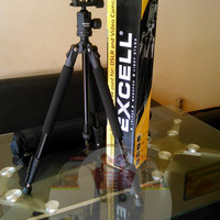 New Tripod Excell Ballhead UFO 357 Hitam Kamera DSLR