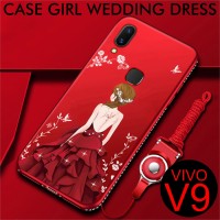 Wedding Girl Dress Slim Matte Case Vivo V9 / Y85 Softcase Back Vivo V9