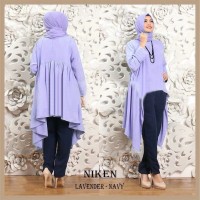 Busana Muslim Wanita Kerja Kantoran Fashionable Baju Syar i Niken