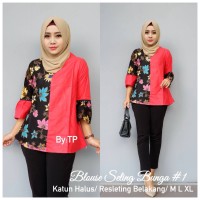 Jual blouse pastel-blouse batik-batik asmat-batik murah-atasan wanita Murah