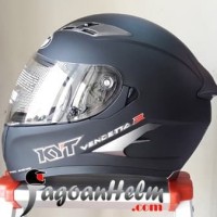 Promo KYT Helm Vendetta 2 SOLID Vendeta FullFace Black Doff Ringan