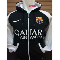 Jersey barcelona Hoodie BARCELONA Rakuten Hitam Putih Baju Koko Anak