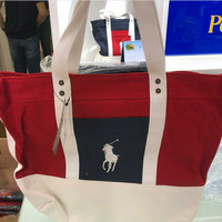 TAS WANITA POLO RALPH LAUREN ORI MURAH / SALE CANVAS TOTEBAG POLO ORI