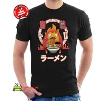 Howls Moving Castle Fire Demon Ramen Calcifer Kaos Segala Warna