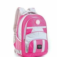 Tas sekolah anak remaja wanita-pink terbaru tas smp kuliah ransel az