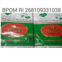 Jual TEH HIJAU THAILAND / THAI GREEN TEA MERK NUMBER ONE 200 GR ORIGINAL Murah