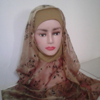 Preloved !!! Jilbab instan 95% layak pakai warna khaki