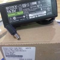 Adaptor Charger Laptop Sony Vaio 19 5v 3 9a ORIGINAL 100 Baru