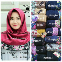 Jilbab segiempat rempel shabby katun ulya
