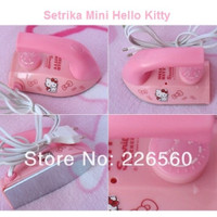 setrika mini kecil helo kitty. hello kiti