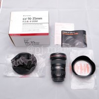 Lensa Canon EF 16-35mm f 2.8 L II USM Mulus ex DS