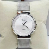 JAM TANGAN PRIA COWOK ALEXANDRE CHRISTIE AC 8523 SILVER ORIGINAL