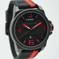 Jam tangan pria wanita Naviforce premium - Hitam