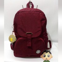 Jual Tas Kipling Wanita Ransel MD 950 Marun Asli Original Backpack Sekolah Murah