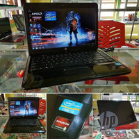 Laptop seken mulus HP 1000 black series GAMER & DESAIN