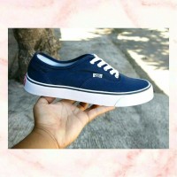 Terlaris SEPATU VANS AUTHENTIC Navy Biru Dongker Waffle IFC TERMURAH