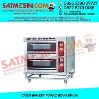Fomac Mesin Oven Roti Gas 2 Deck (BOV-ARF40H) - Silver