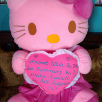 Jual Boneka Hello Kitty Super Jumbo Bordir Nama Murah