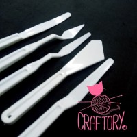 Pisau Lukis set / 5pcs knife paint / plastic knife / pisau palet