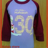 KAOS KARAKTER ISLAMI ANAK CITA CITA HAFIDZOH Berkualitas