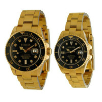 Jam Tangan Forsta Momento Gold Couple Rolex Smartwatch SKMEI pasangan