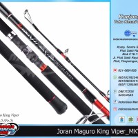 Rod Joran Pancing Jigging MAGURO KING VIPER III PE 5 untuk Mancing L