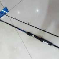 ROD JORAN PANCING BC BAITCASTING OKUMA BLUE DIAMOND BDC 662MH 195CM