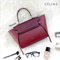 Tas Wanita Branded Celine Belt croco - Hitam Jakarta