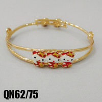 TERLARIS - GELANG HELLO KITTY - GELANG EMAS ANAK - GELANG BAYI