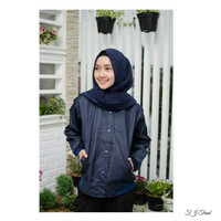 SOFT LEVIS BOMBER / JAKET LEVIS DENIM / ATASAN HIJAB / KOREA
