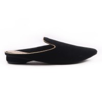Farish Vendeta Sandal Mules - Black - Hitam, 36