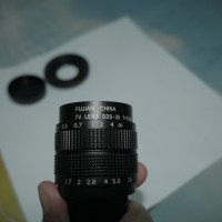 Lensa Fujian Lensa Fix CCTV 35mm F 1.7 + Free nikon j5 adapter