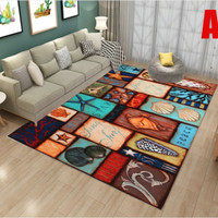 European Style Small Modern Minimalis Carpet/Karpet Bulu Beludru A B C