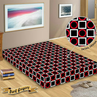 SARUNG KASUR BUSA 100 X 200 X 20 - DARK GREGORY