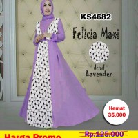 Baju Muslim felicia maxi KS4682