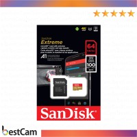 SanDisk Extreme UHS-I microSDXC Memory Card 64GB 100MB/s