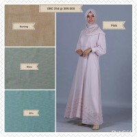 adminlaa by Itang Yunasz - Gamis GRC 254 (Hijau, Pink, Biru. Kuning)