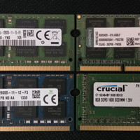 RAM Laptop 8GB DDR3L (Low voltage)Like New / Bekas