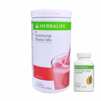 HERBALIFE/F1 SHAKE TOSERASERA ORIGINAL----( 1 WILD BERRY+ 1 FIBER )