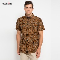 [Arthesian] Kemeja Batik Pria - Garuda Kencana Batik Printing