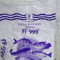 FF999 PAKAN BIBIT IKAN BERAT 1 KG /BENIH LELE/MUJAER/NILA/BANDENG